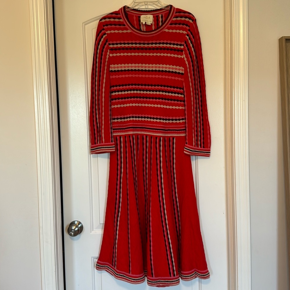 Kate Spade Striped Sweater Dress